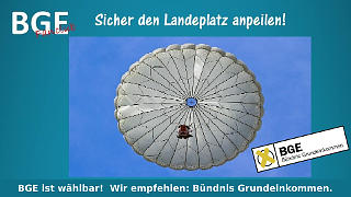 Fallschirm Landeplatz - Bild größer - Download oder Link kopieren